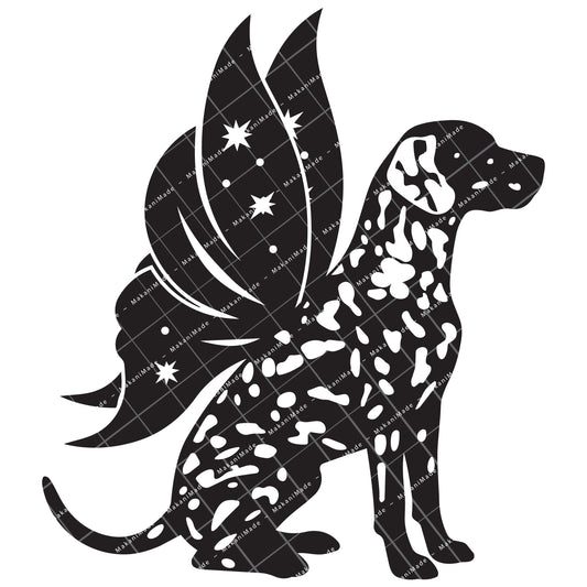 Fairy Wing Dalmatian Decal