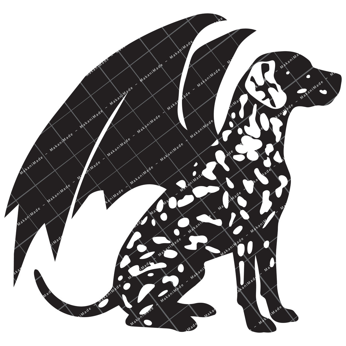 Dragon Wing Dalmatian Decal
