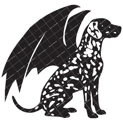 Dragon Wing Dalmatian Decal