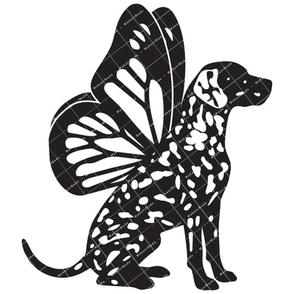 Monarch Wing Dalmatian Decal
