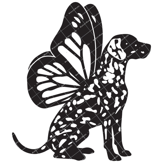 Monarch Wing Dalmatian Decal