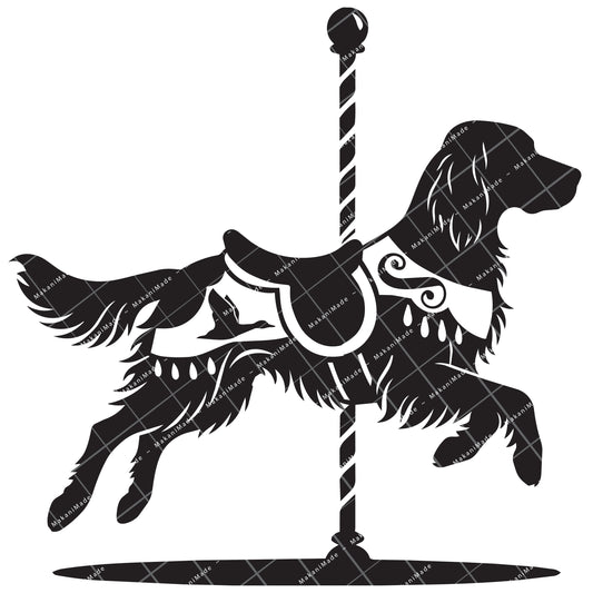 Carousel English Setter Decal