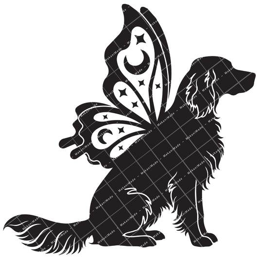 Butterfly Wing English Setter Decal