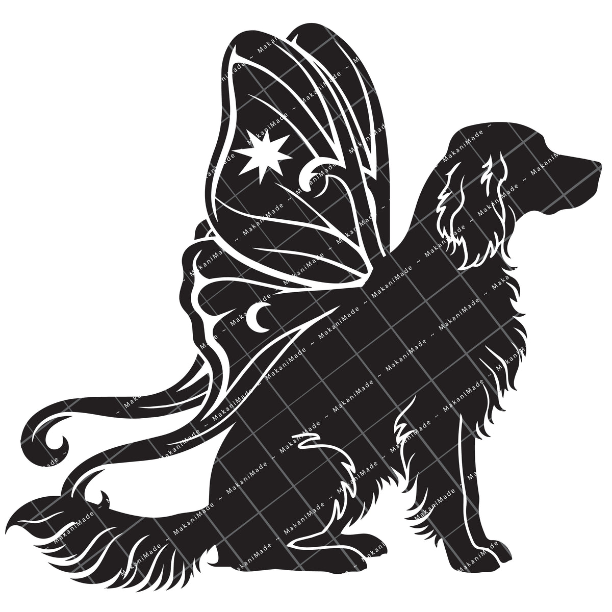 Moth Wing English Setter Decal