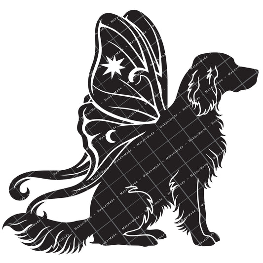 Moth Wing English Setter Decal