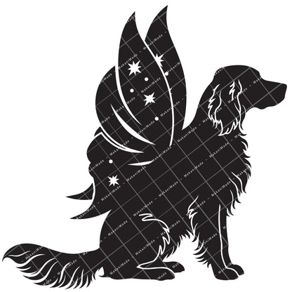 Fairy Wing English Setter Decal