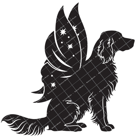 Fairy Wing English Setter Decal