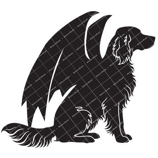 Dragon Wing English Setter Decal