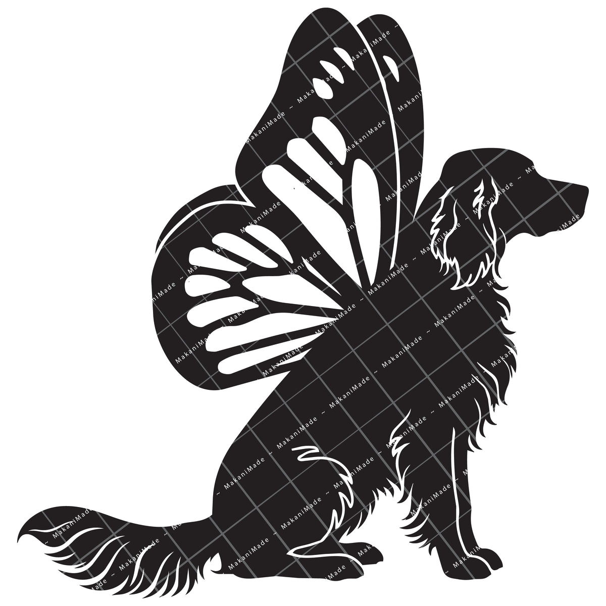 Monarch Wing English Setter Decal