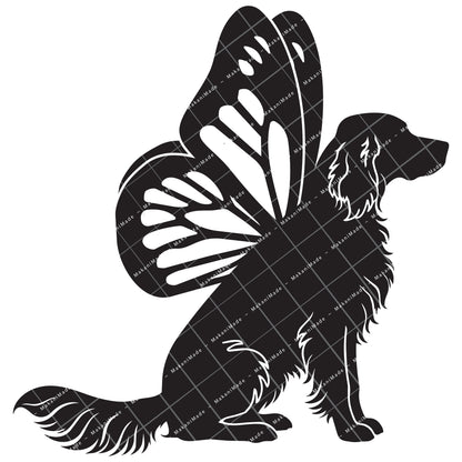 Monarch Wing English Setter Decal