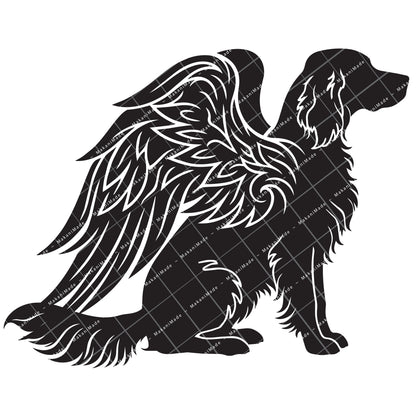 Angel Wing English Setter Decal