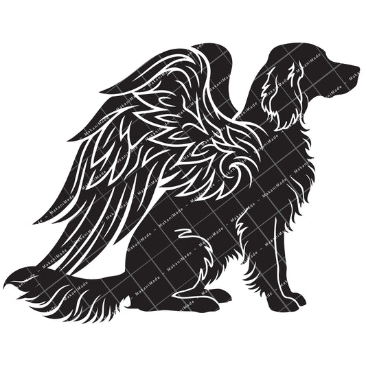 Angel Wing English Setter Decal