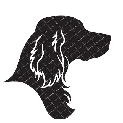 Profile Cutout English Setter Decal