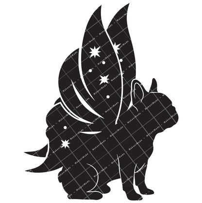 Fairy Wing French Bulldog Decal