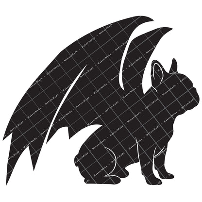 Dragon Wing French Bulldog Decal