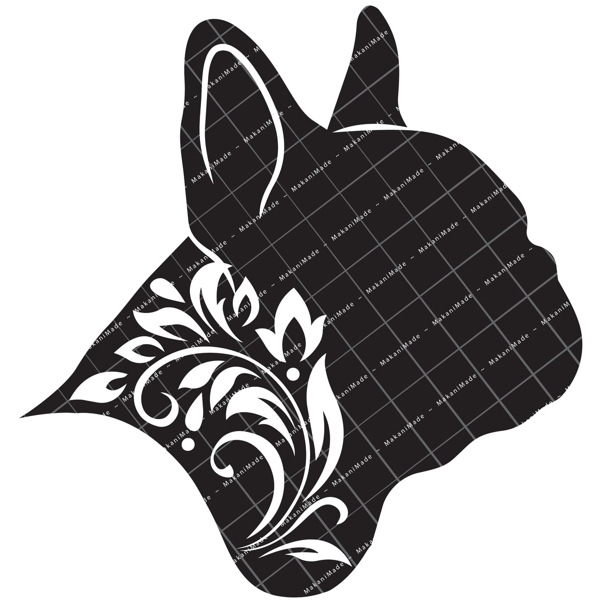 Profile Cutout French Bulldog Decal