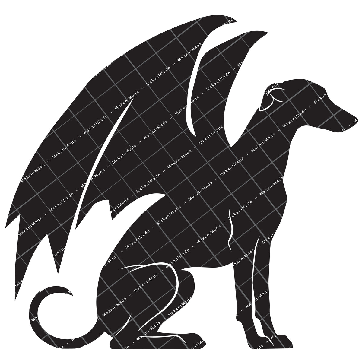 Dragon Wing Greyhound Decal