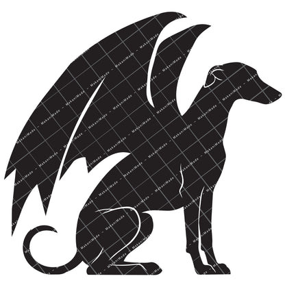 Dragon Wing Greyhound Decal