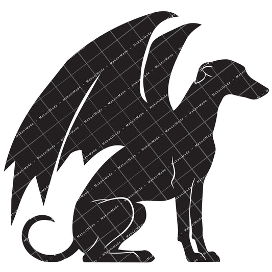 Dragon Wing Greyhound Decal