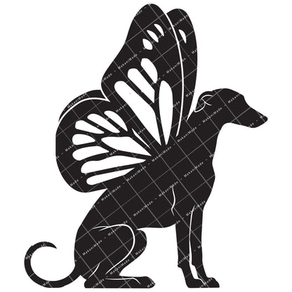 Monarch Wing Greyhound Decal