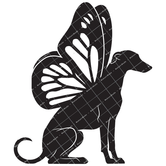 Monarch Wing Greyhound Decal
