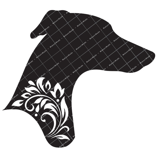 Profile Cutout Greyhound Decal