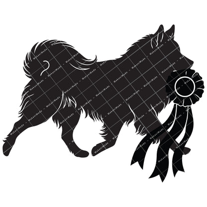 Rosette Winner Icelandic Sheepdog Decal