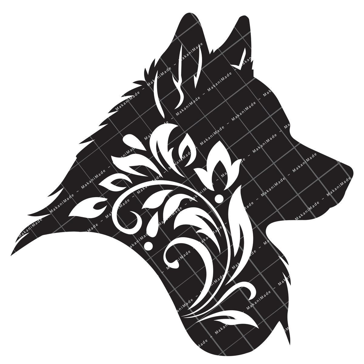 Profile Cutout Icelandic Sheepdog Decal