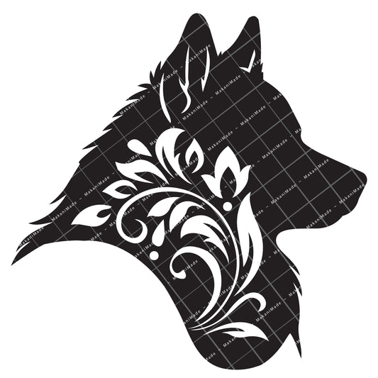 Profile Cutout Icelandic Sheepdog Decal
