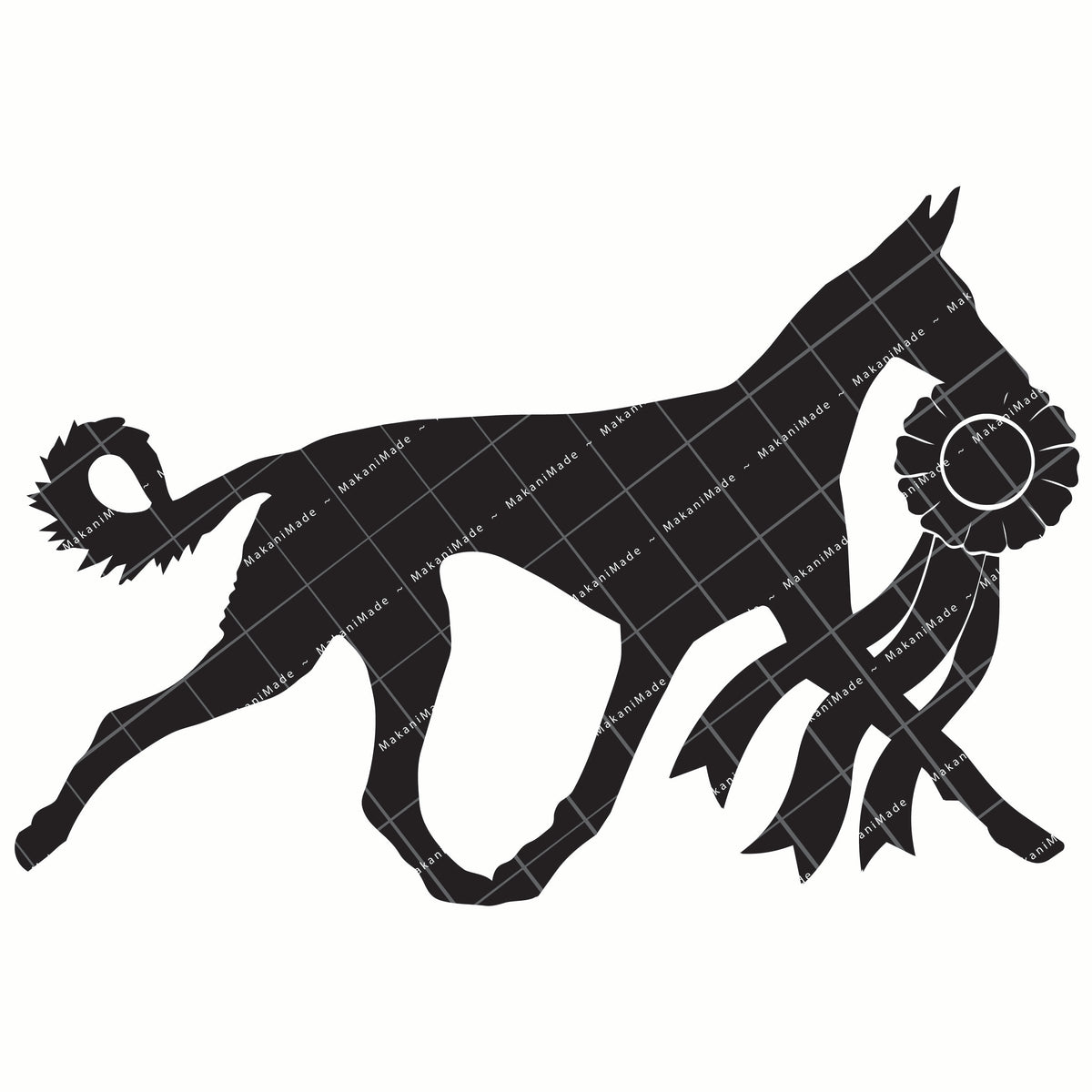 Rosette Winner Ibizan Hound (Smooth) Decal