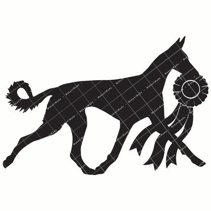 Rosette Winner Ibizan Hound (Smooth) Decal