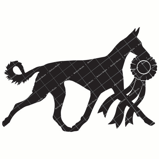 Rosette Winner Ibizan Hound (Smooth) Decal