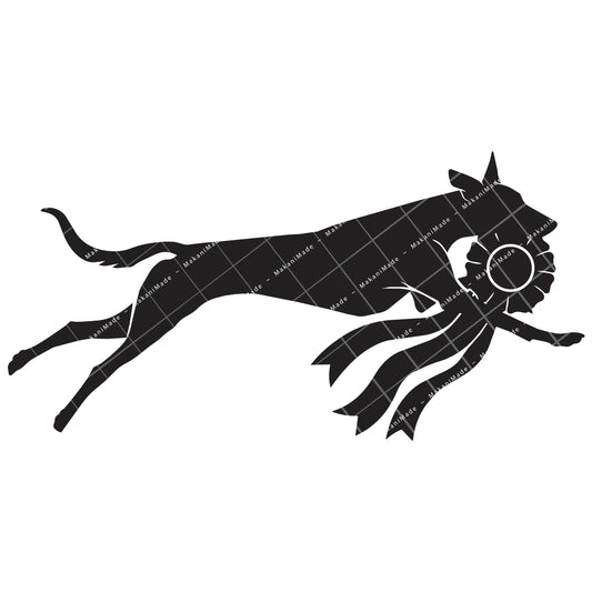 Coursing Rosette Ibizan Hound (Smooth) Decal