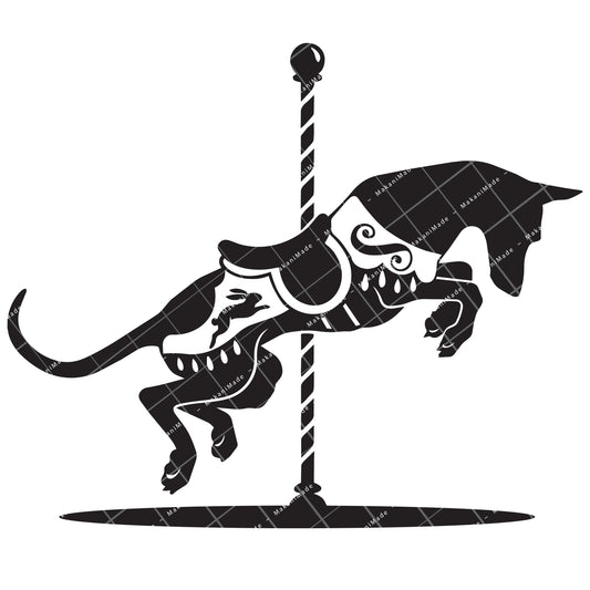 Carousel Ibizan Hound (Smooth) Decal
