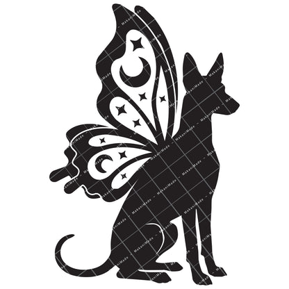 Butterfly Wing Ibizan Hound (Smooth) Decal