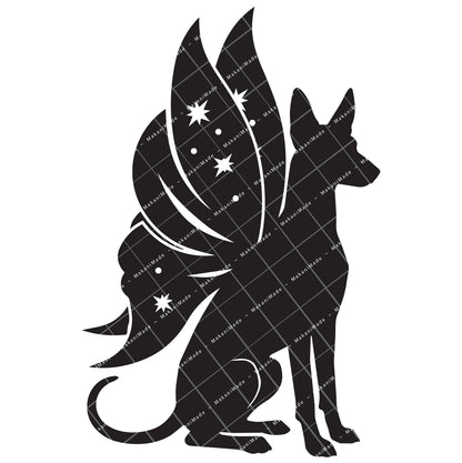 Fairy Wing Ibizan Hound (Smooth) Decal