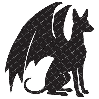 Dragon Wing Ibizan Hound (Smooth) Decal