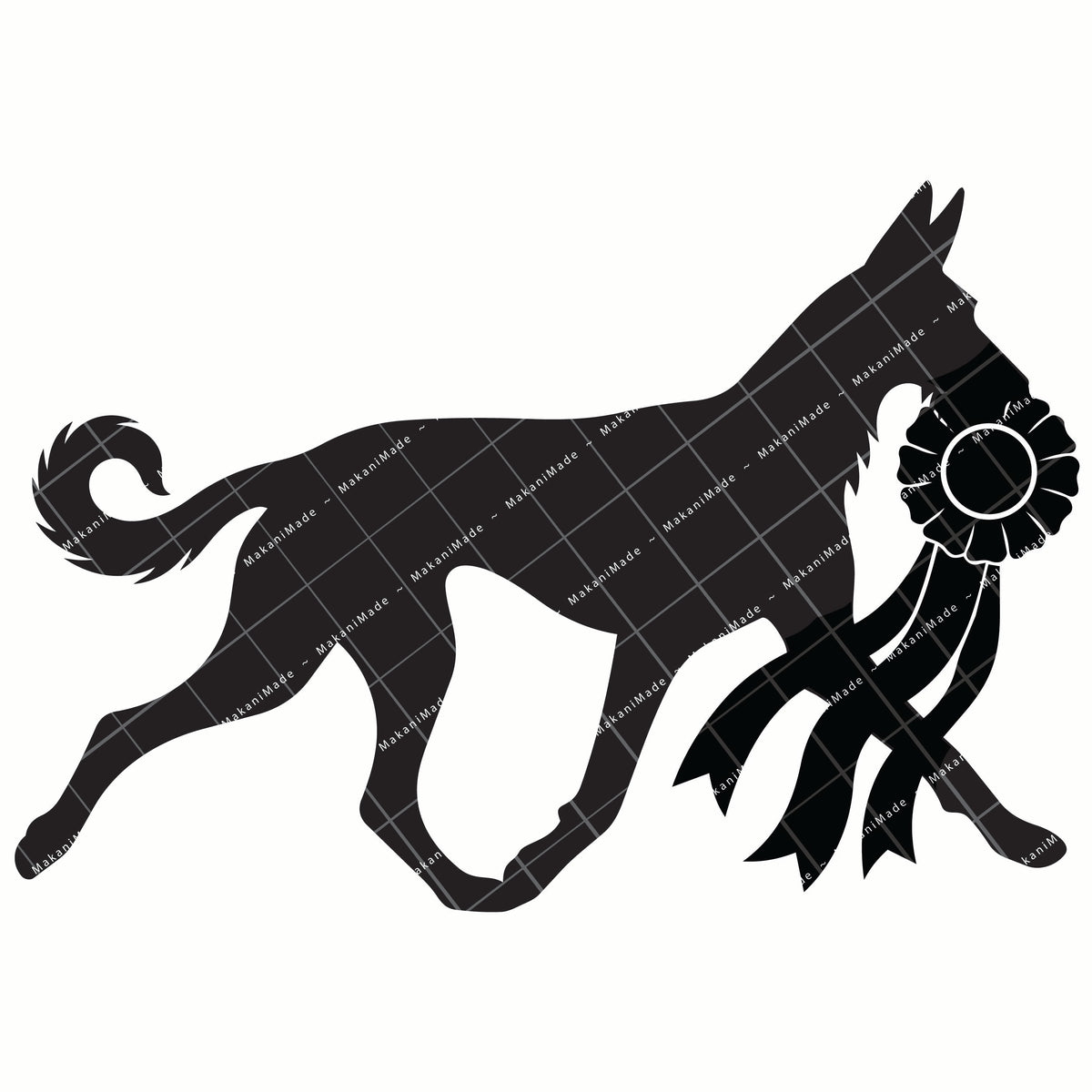 Rosette Winner Ibizan Hound (Wire) Decal