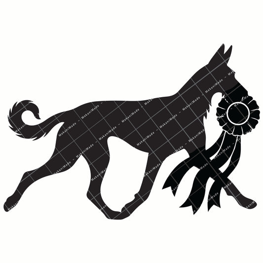 Rosette Winner Ibizan Hound (Wire) Decal