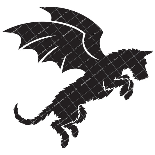 Leaping Dragon Ibizan Hound (Wire) Decal