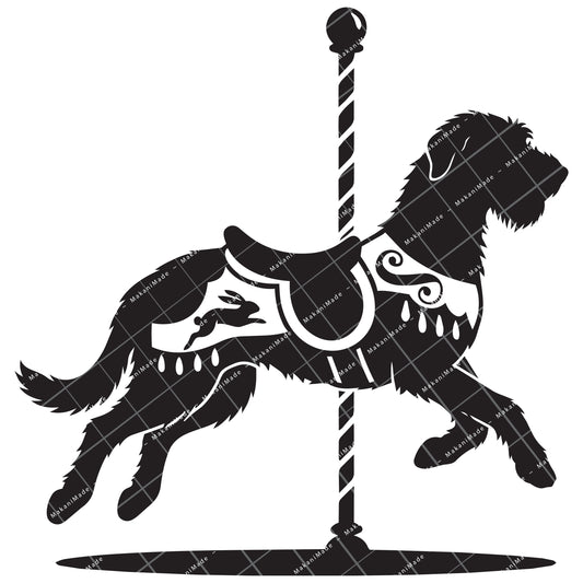 Carousel Wolfhound Decal
