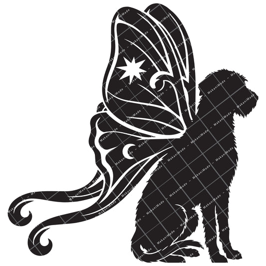 Moth Wing Wolfhound Decal