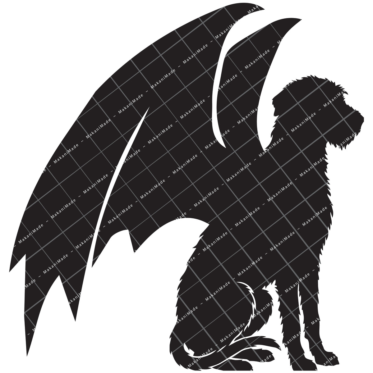 Dragon Wing Wolfhound Decal