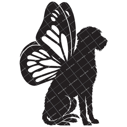 Monarch Wing Wolfhound Decal