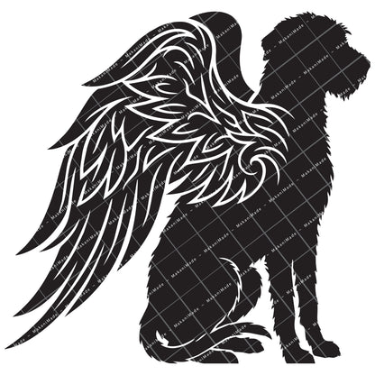 Angel Wing Wolfhound Decal