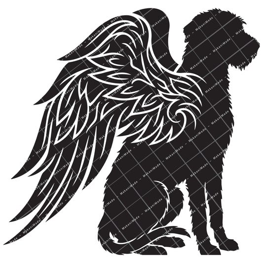 Angel Wing Wolfhound Decal