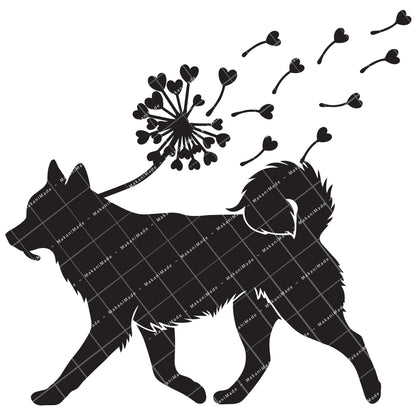 Dandelion Fluff Klee Kai Decal