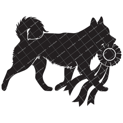 Rosette Winner Klee Kai Decal