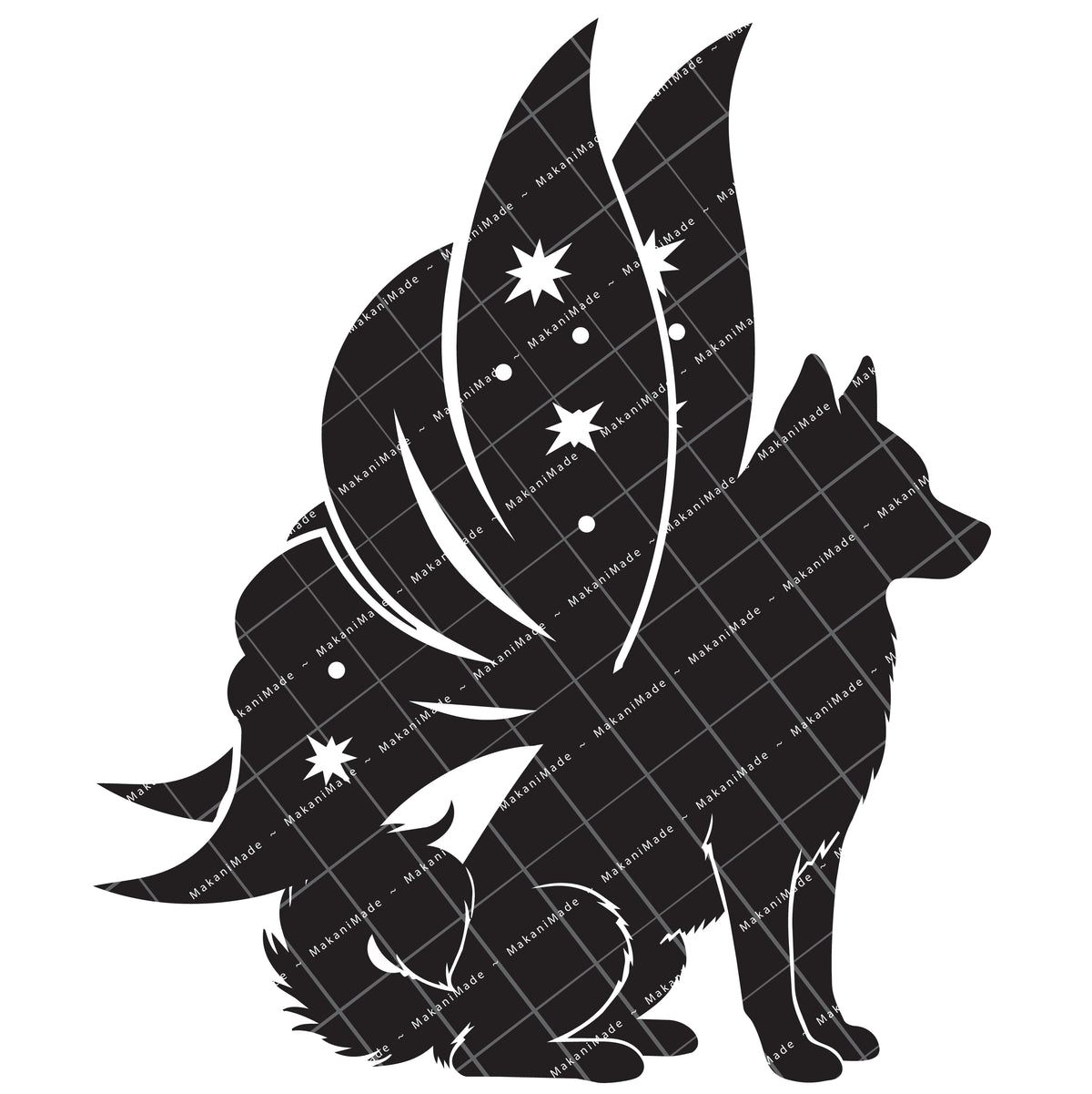 Fairy Wing Klee Kai Decal