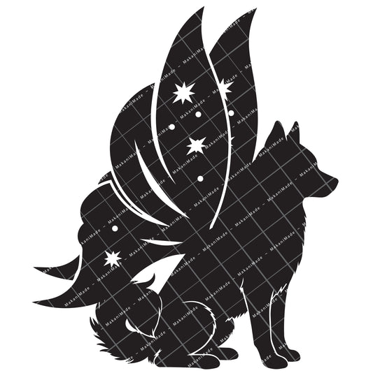 Fairy Wing Klee Kai Decal